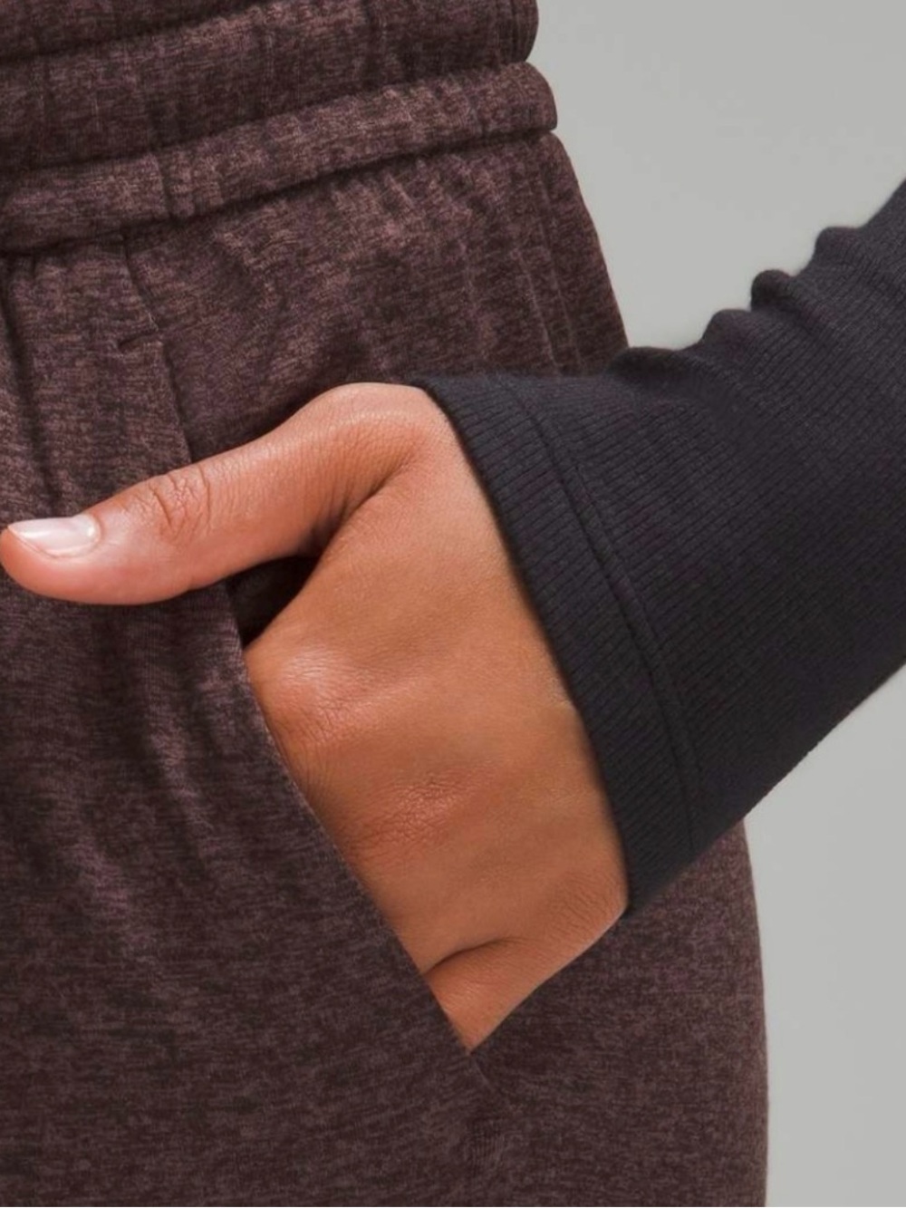 Lululemon Soft Jersey Classic-Fit Mid-Rise Jogger Heathered Dark Espresso